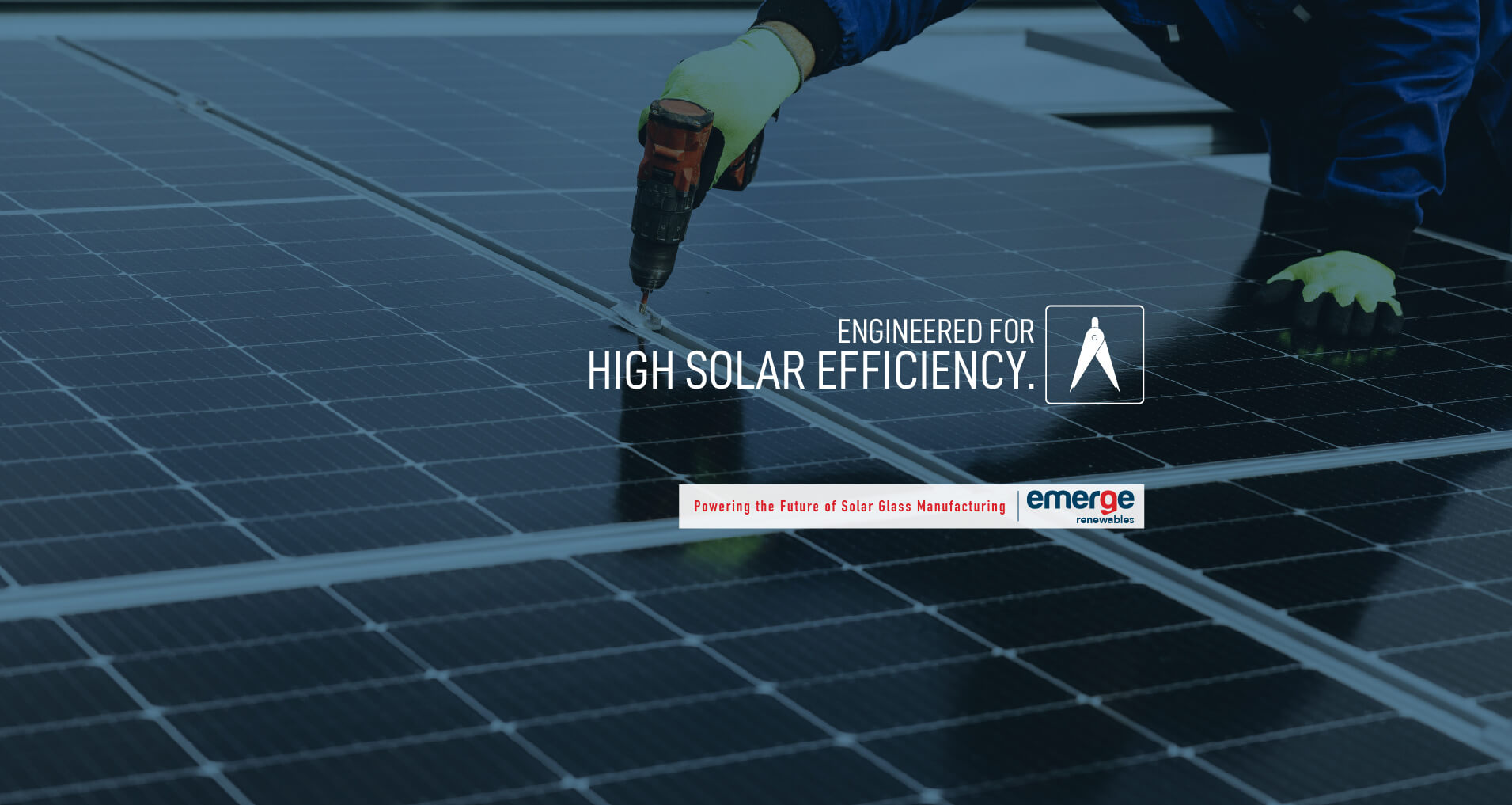 Solar glass manufacturing facility