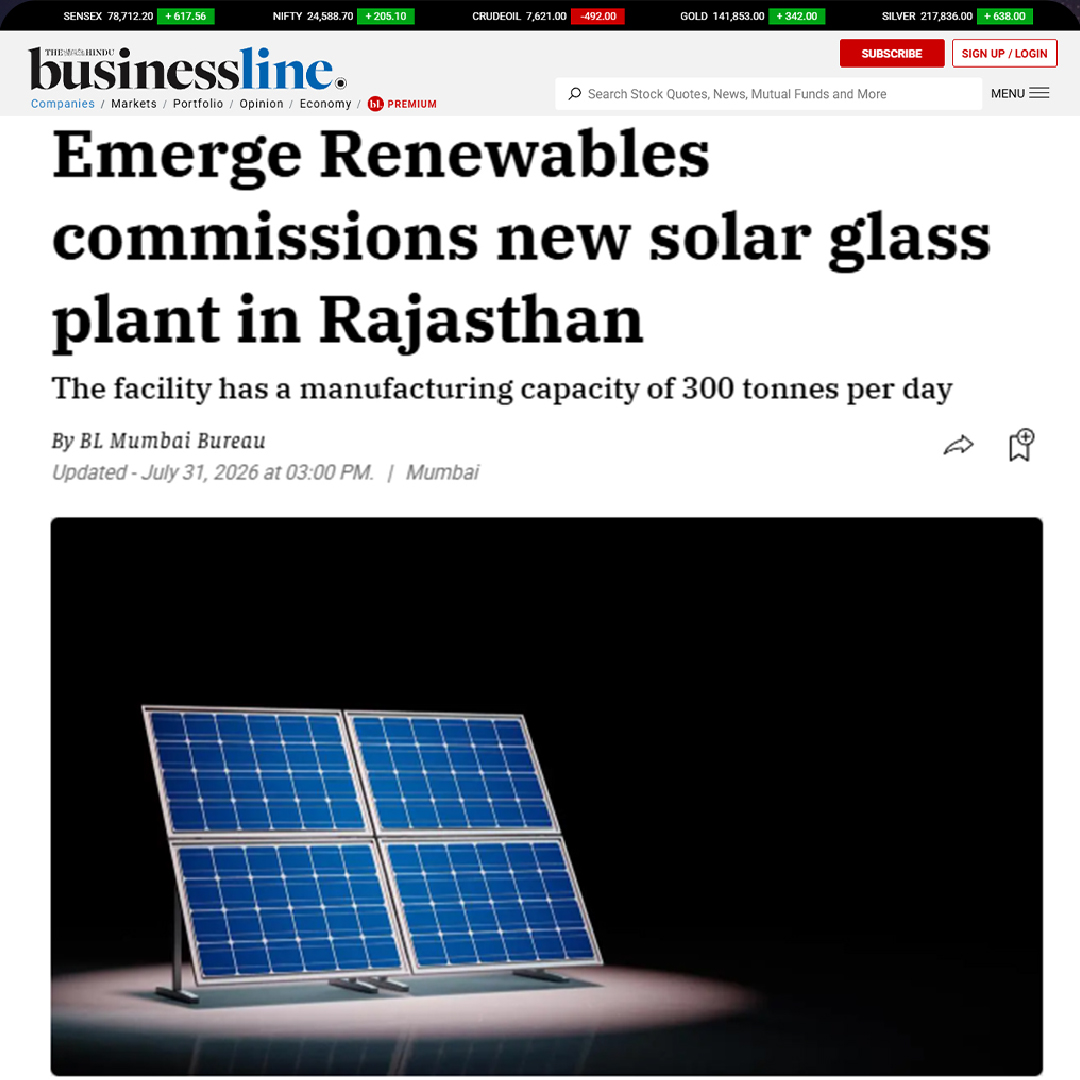 Solar Glass Production Line
