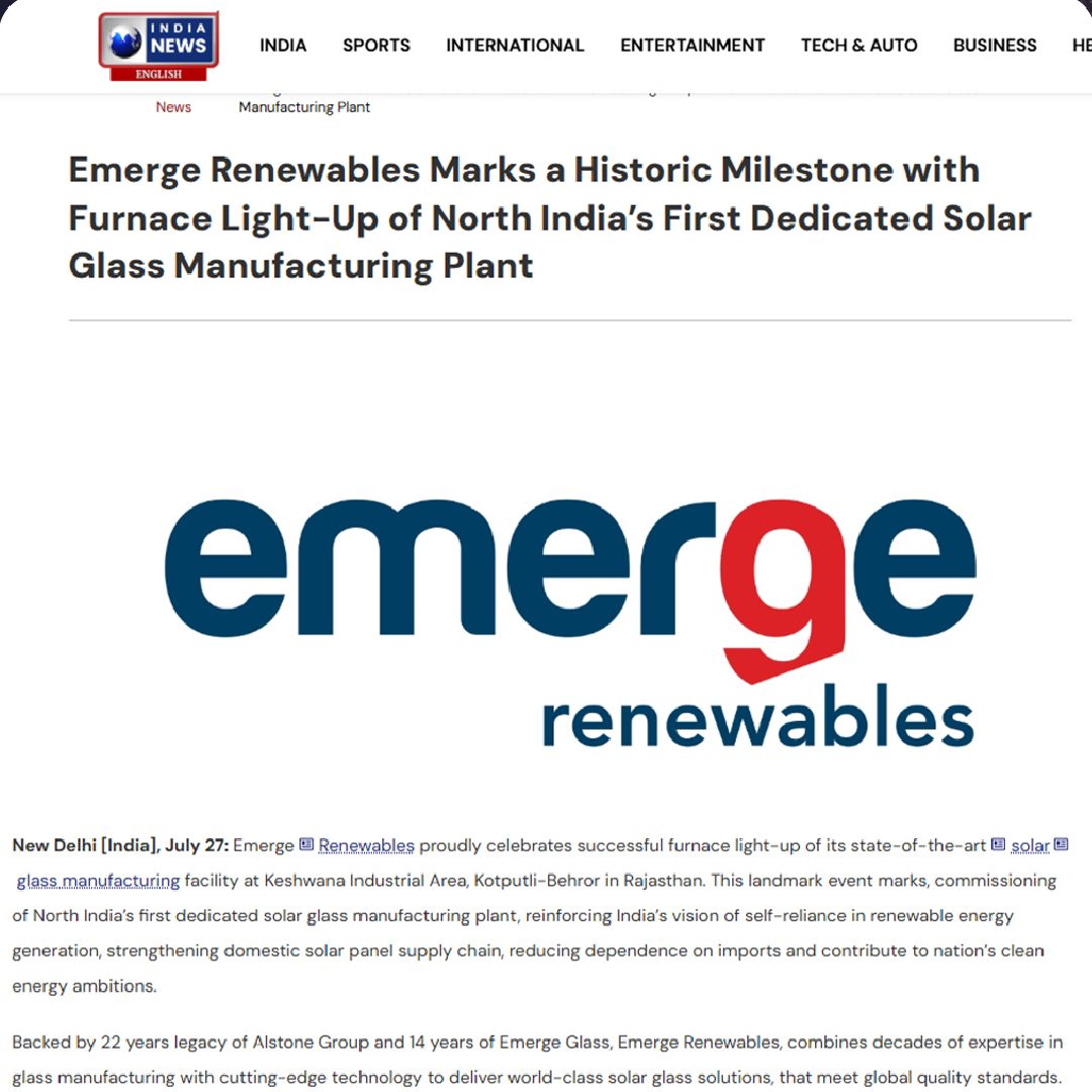 Solar Glass Production Line