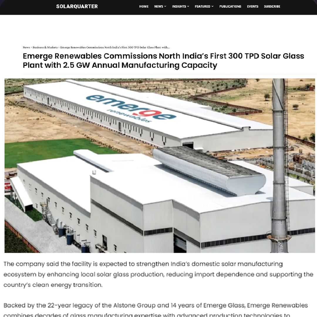 Solar Glass Production Line