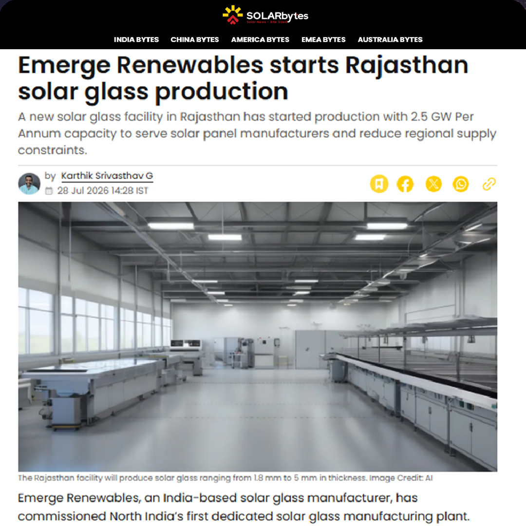 Solar Glass Production Line