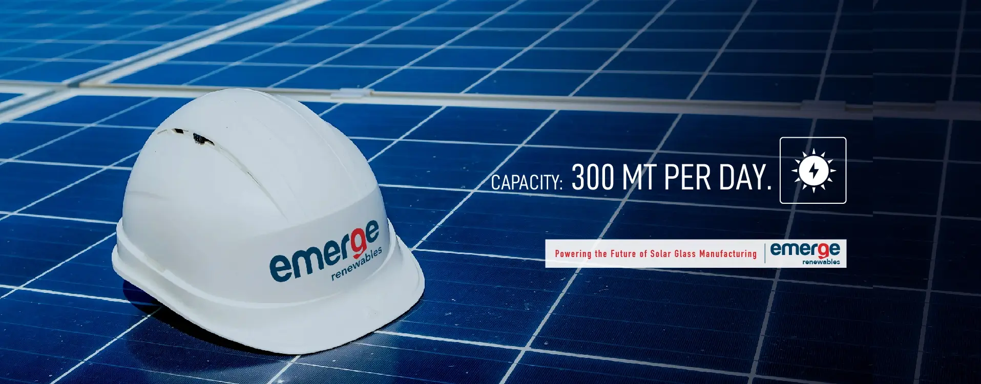 Solar glass manufacturing facility